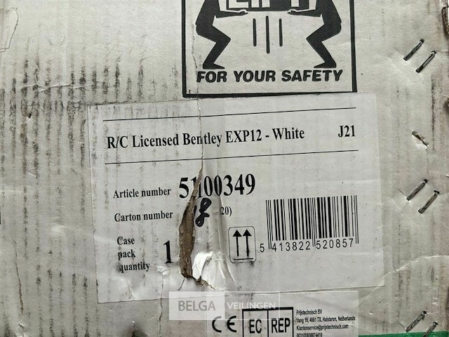 R/c licensed bentley exp12 - white - afbeelding 4 van  4