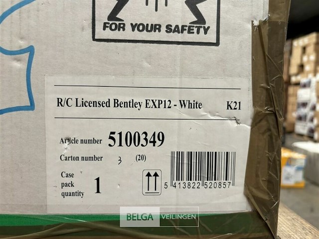 R/c licensed bentley exp12 - white - afbeelding 4 van  4