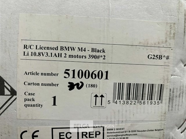 R/c licensed bmw m4 - black - afbeelding 4 van  4