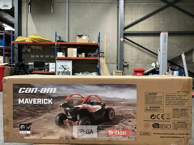 R/c licensed can am marverick utv yellow - afbeelding 2 van  4