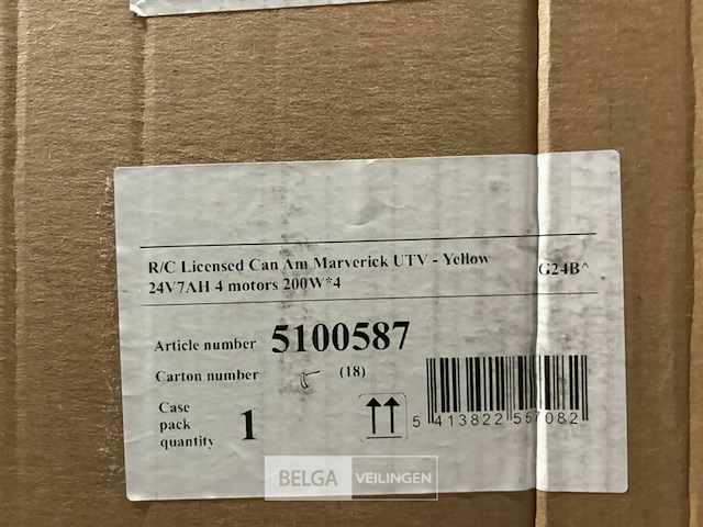 R/c licensed can am marverick utv yellow - afbeelding 4 van  4