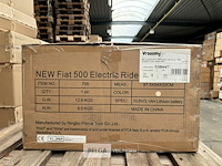 R/c licensed fiat 500e battery ride on car - pink - afbeelding 3 van  4