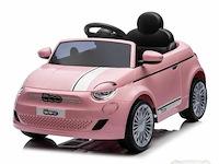 R/c licensed fiat 500e battery ride on car pink - afbeelding 1 van  4
