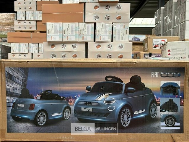 R/c licensed fiat 500e battery ride on car pink - afbeelding 2 van  4