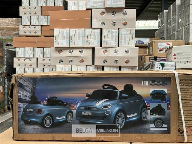 R/c licensed fiat 500e battery ride on car pink - afbeelding 2 van  4