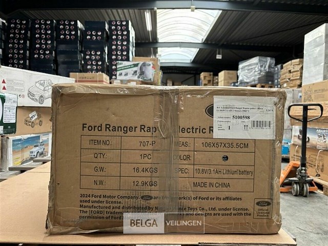 R/c licensed ford ranger raptor police black - afbeelding 3 van  4