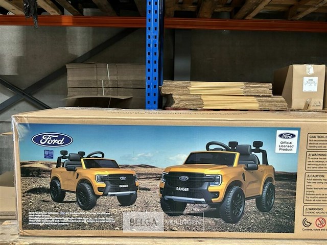 R/c licensed ford ranger ride on car - grey - afbeelding 2 van  4