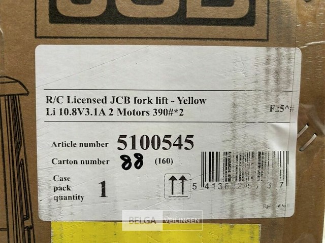 R/c licensed jcb fork lift yellow - afbeelding 4 van  4