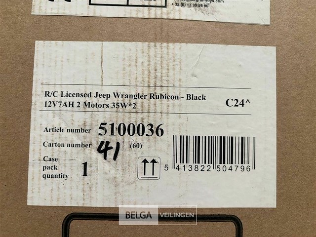 R/c licensed jeep wrangler rubicon - black - afbeelding 4 van  4