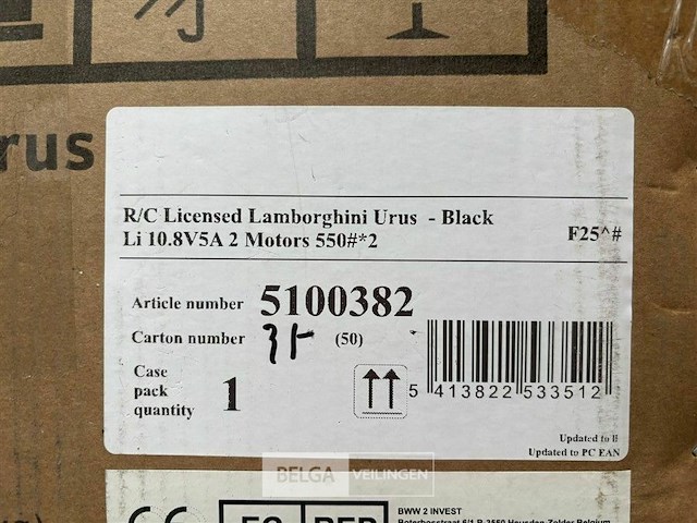 R/c licensed lamborghini urus - black - afbeelding 4 van  4