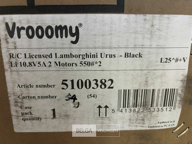 R/c licensed lamborghini urus - black - afbeelding 5 van  5