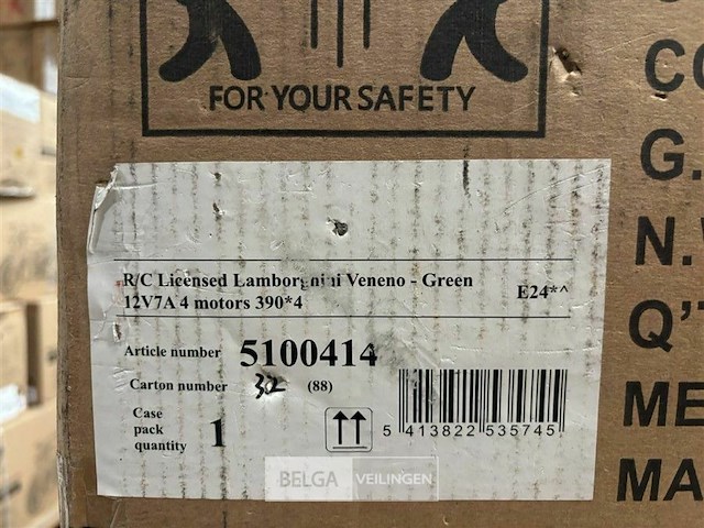 R/c licensed lamborghini veneno green - afbeelding 4 van  4