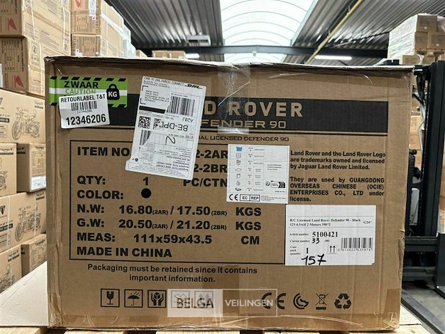 R/c licensed land rover defender 90 black - afbeelding 2 van  3