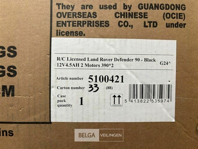 R/c licensed land rover defender 90 black - afbeelding 3 van  3