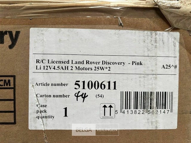 R/c licensed land rover discovery - pink - afbeelding 4 van  4