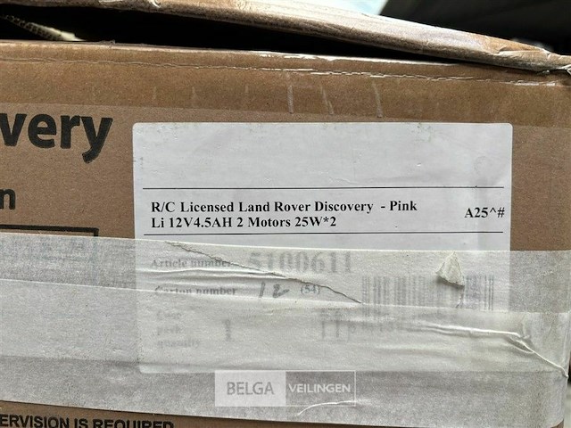 R/c licensed land rover discovery - pink - afbeelding 4 van  4