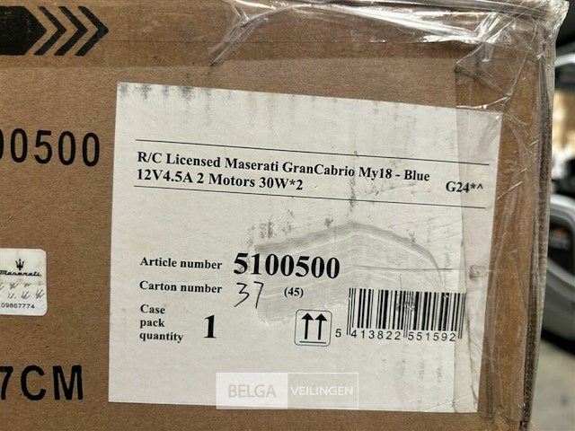 R/c licensed maserati gran cabrio my18 - blue - afbeelding 4 van  4