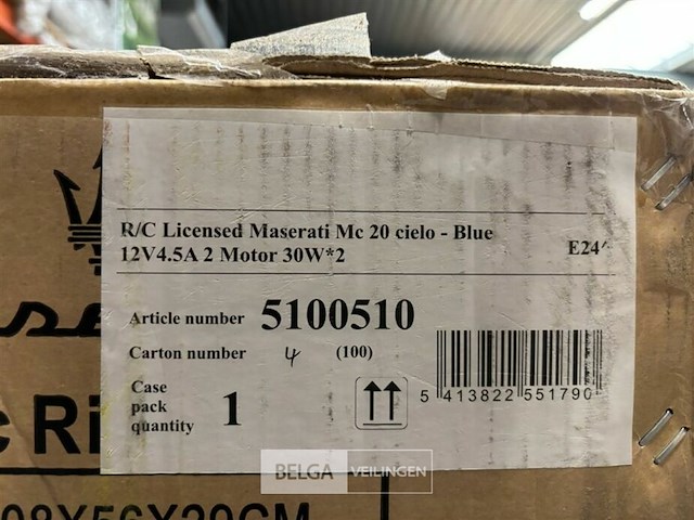 R/c licensed maserati mc 20 cielo - blue - afbeelding 4 van  4