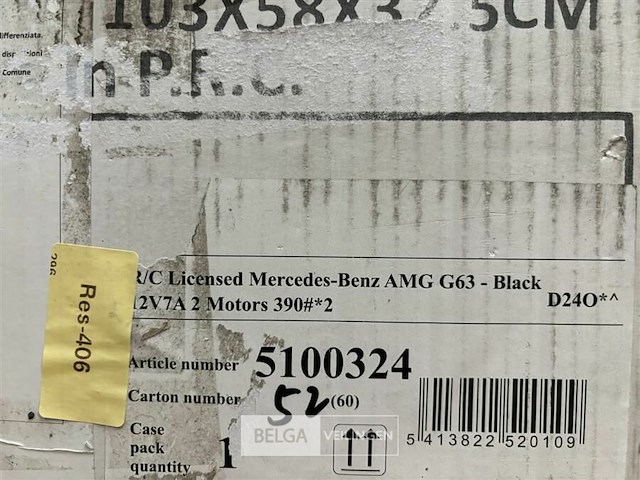 R/c licensed mercedes-benz amg g63 black - afbeelding 4 van  4