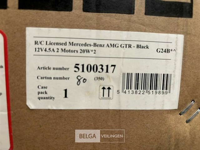 R/c licensed mercedes-benz amg gtr - black - afbeelding 4 van  4
