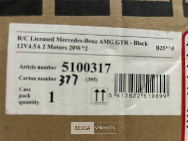 R/c licensed mercedes-benz amg gtr black - afbeelding 4 van  4