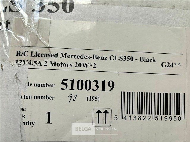 R/c licensed mercedes benz cls350 - black - afbeelding 4 van  4