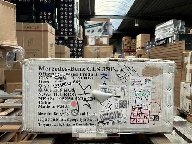 R/c licensed mercedes benz cls350 - pink - afbeelding 2 van  3