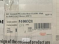 R/c licensed mercedes-benz cls350 - pink - afbeelding 4 van  4