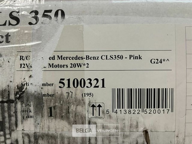 R/c licensed mercedes-benz cls350 pink - afbeelding 4 van  4
