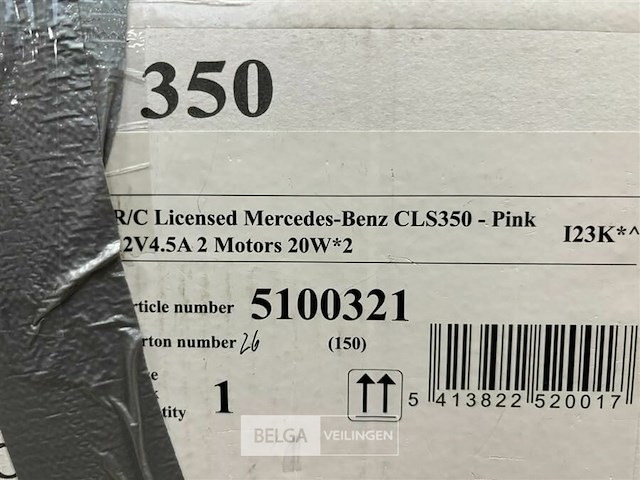 R/c licensed mercedes-benz cls350 pink - afbeelding 4 van  4