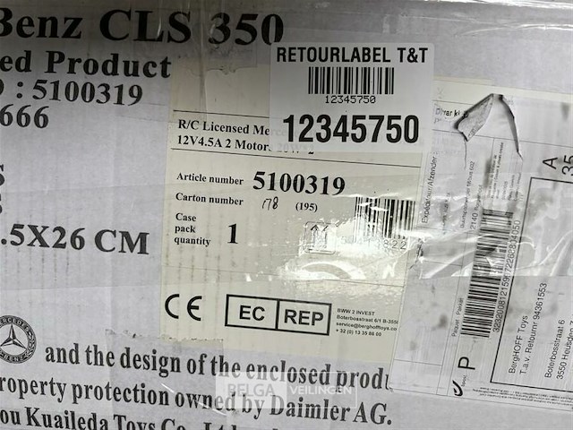 R/c licensed mercedes-benz cls350 - afbeelding 4 van  4
