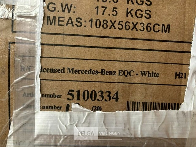 R/c licensed mercedes-benz eqc - white - afbeelding 5 van  5