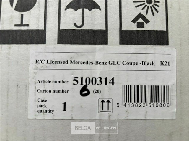 R/c licensed mercedes-benz glc coupe black - afbeelding 4 van  4
