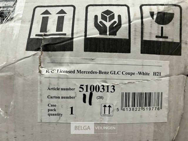 R/c licensed mercedes-benz glc coupe white - afbeelding 4 van  4