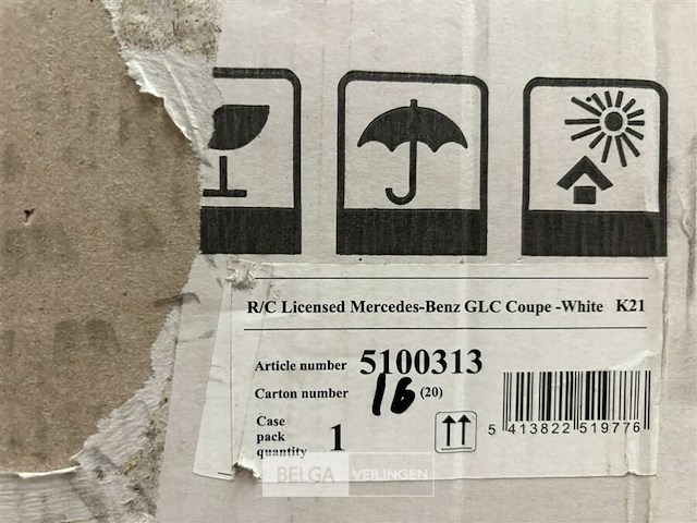 R/c licensed mercedes-benz glc coupe white - afbeelding 3 van  3