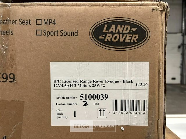 R/c licensed range rover evoque black - afbeelding 4 van  4