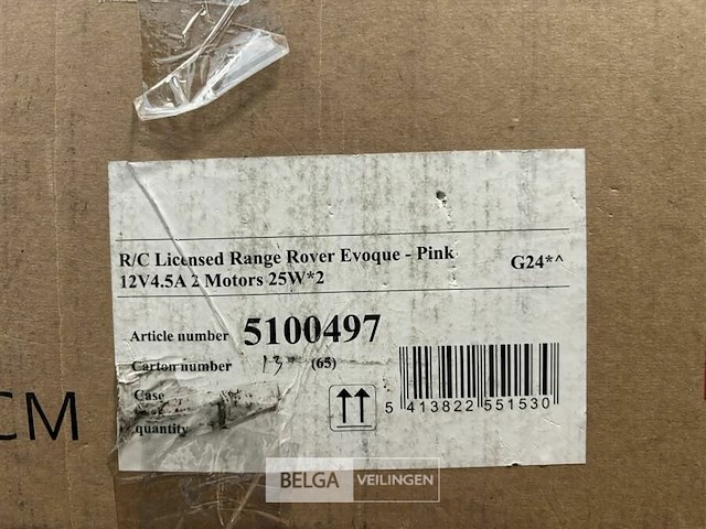 R/c licensed range rover evoque pink - afbeelding 4 van  4