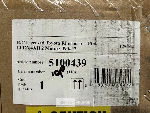 R/c licensed toyota fj cruiser pink - afbeelding 4 van  4