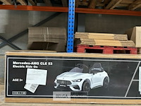 R/c mercedes benz amg cle 53 kids car - white - afbeelding 2 van  4