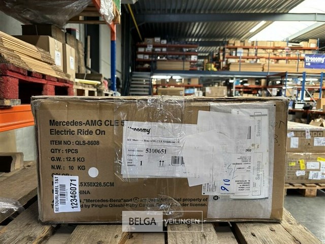 R/c mercedes benz amg cle 53 kids car - white - afbeelding 3 van  4