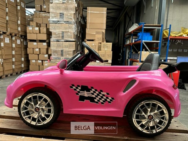 R/c ride on car porsche look - pink - afbeelding 8 van  9