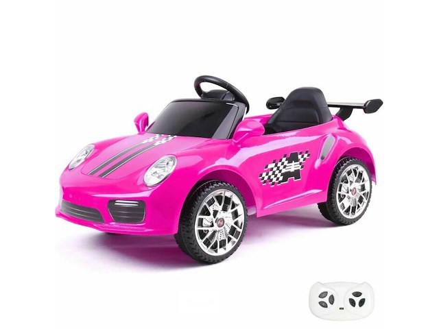 R/c ride on car with a black spoiler pink - afbeelding 1 van  4