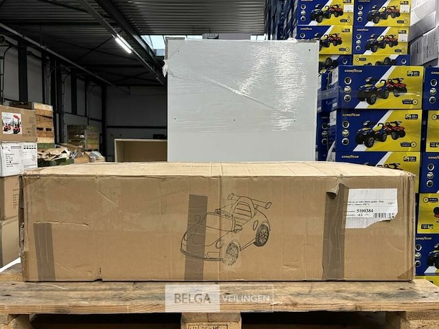 R/c ride on car with a black spoiler pink - afbeelding 2 van  4