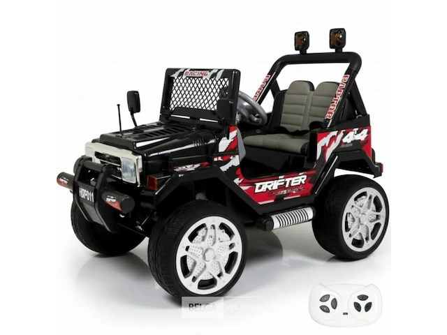 R/c ride on jeep - black - afbeelding 1 van  4