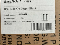 R/c ride on jeep - black - afbeelding 4 van  4