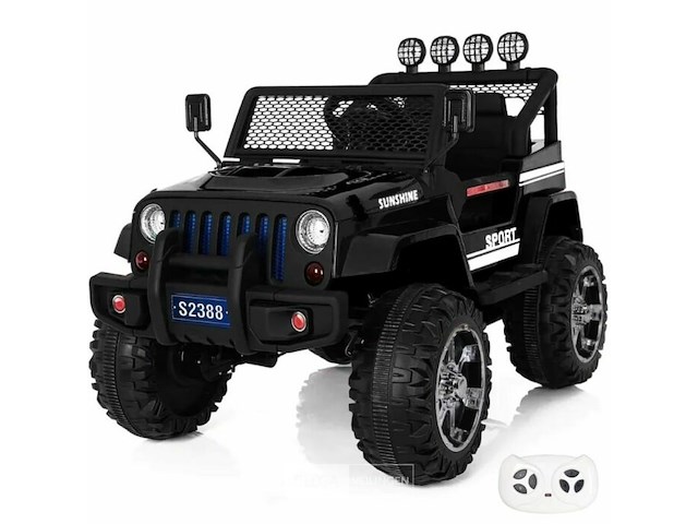 R/c ride on jeep black - afbeelding 1 van  4