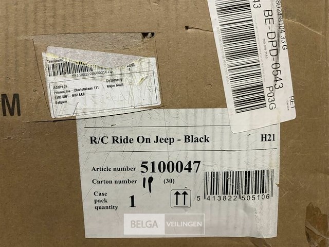 R/c ride on jeep black - afbeelding 4 van  4