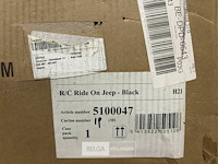 R/c ride on jeep black - afbeelding 4 van  4