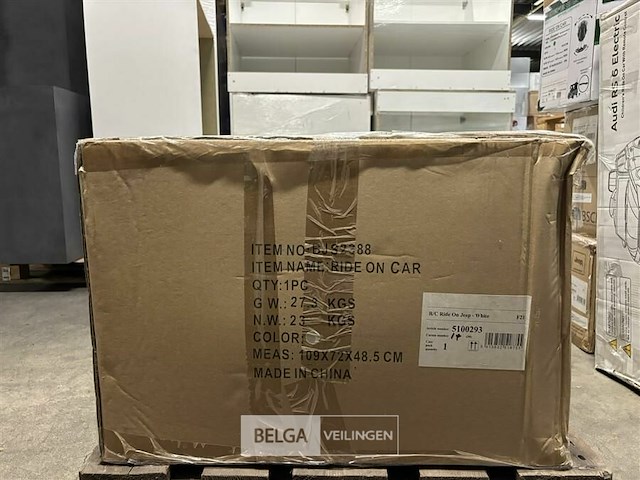 R/c ride on jeep white - afbeelding 3 van  4