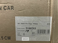R/c ride on jeep white - afbeelding 4 van  4